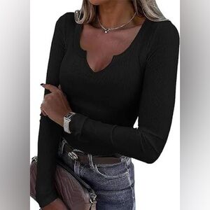 URBAN OUTFITTERS BROWN RIBBED TOP